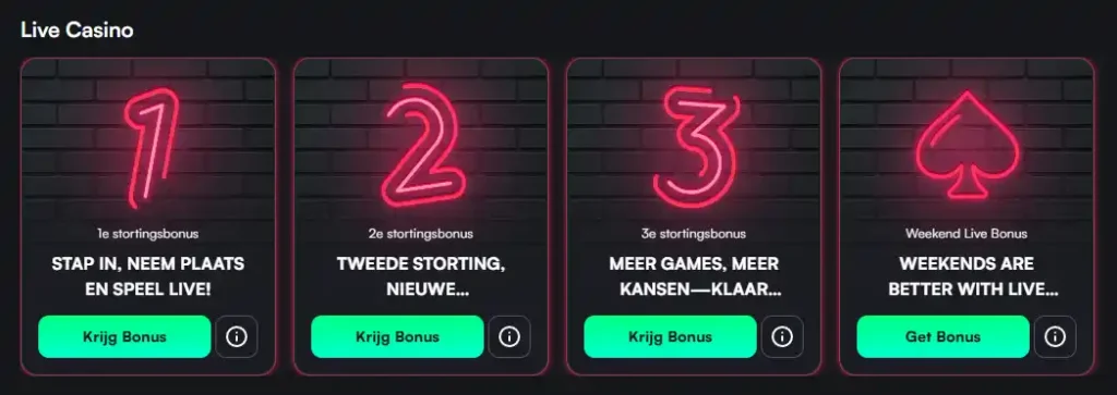 Actuele officiële Trueluck-welkomstbonus op de website